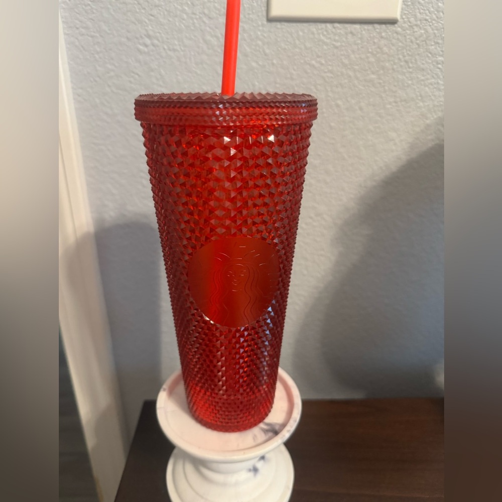 Starbucks Red Studded 24oz Venti Tumbler